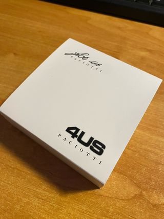 Bracciale 4US Paciotti Uomo Pelle Acciaio Perle