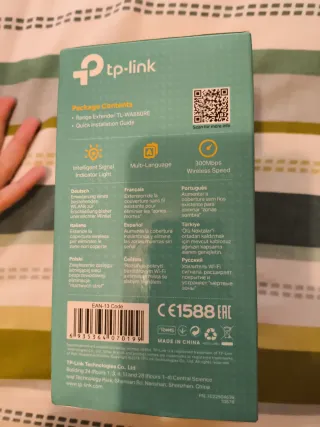 TP-Link Extensor WiFi 300Mbps TL-WA850RE