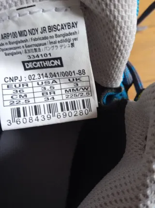 Botas de montaña para niñ@s