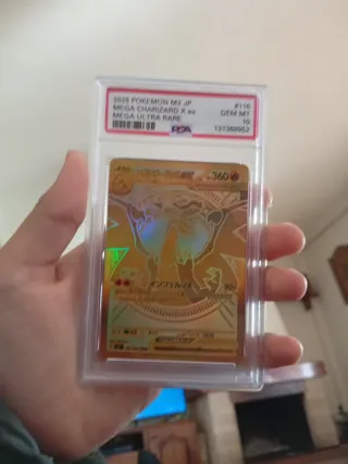 Carta Pokémon Mega Charizard X ex PSA 10 JP