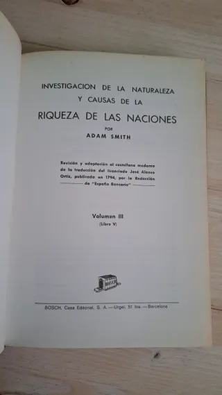 Riqueza de las naciones
