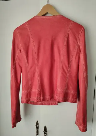 Chaqueta motera Laura J Roja Talla L