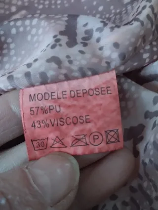 Chaqueta motera Laura J Roja Talla L