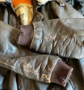 Cazadora Aviador Avirex Marrón