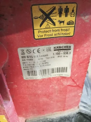 Hidrolimpiadora Kärcher Profesional