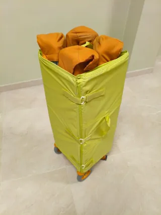 Parque Cuna Prenatal Azul y Naranja