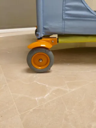 Parque Cuna Prenatal Azul y Naranja