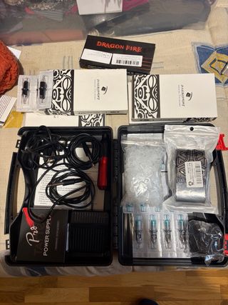 Kit Máquina Tatuar Profesional Completo