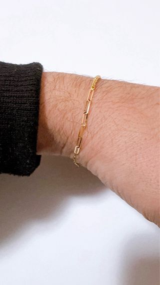 Set collana e bracciale in oro giallo 18kt 750