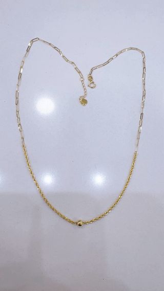 Set collana e bracciale in oro giallo 18kt 750