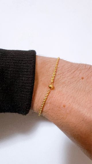 Set collana e bracciale in oro giallo 18kt 750