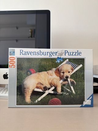 Puzzle Ravensburger Cachorro Golden 500 Piezas