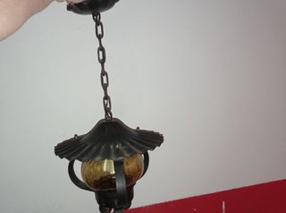 Farol Castellano Forja Antiguo