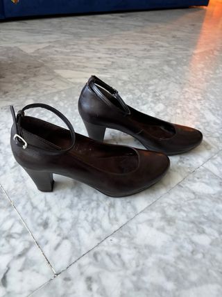 Zapatos de Salón Marrones