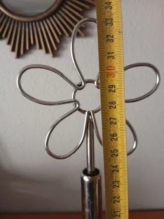 Portarrollos cocina flor metal