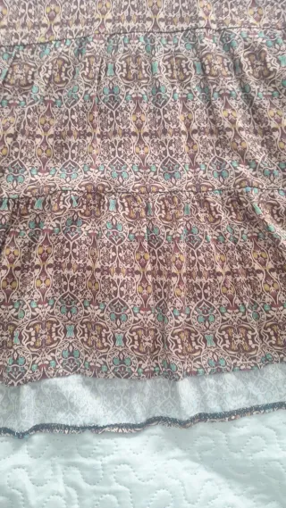 Vestido estampado corto talla S