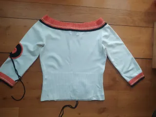 Jersey Alexo Naranja y Blanco