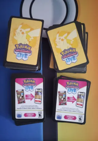 Lote +380 cartas Pokemon Live
