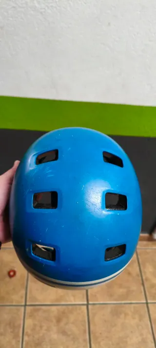 Casco Btwin Azul Niño