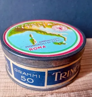 Vecchie scatole tabacco Italia e Justus Hamburg