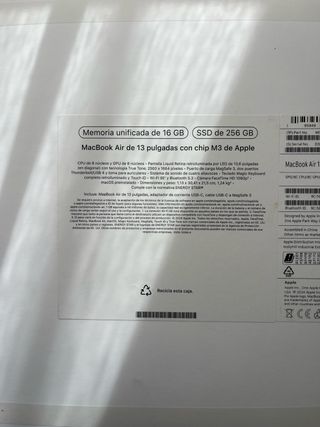 MacBook Air 13 M3 (2024) Plata