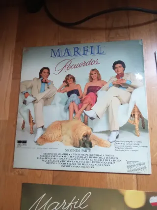 4 Lp Vinilo Marfil"Recuerdos,los 60,los 70,de cine