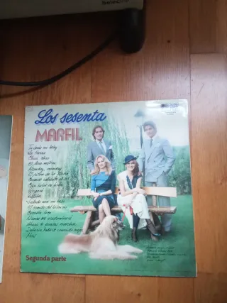 4 Lp Vinilo Marfil"Recuerdos,los 60,los 70,de cine