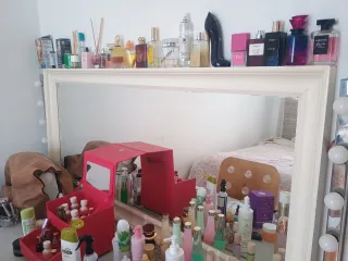 Tocador maquillaje espejo luces