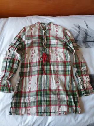Camisa rústica cuadros vintage