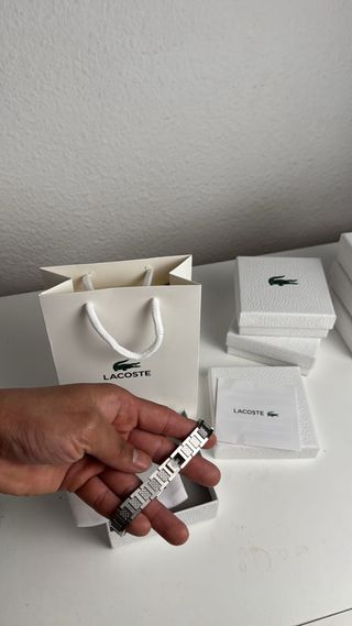 Pulsera Lacoste Plata