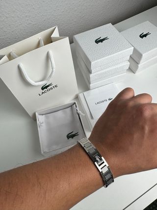 Pulsera Lacoste Plata