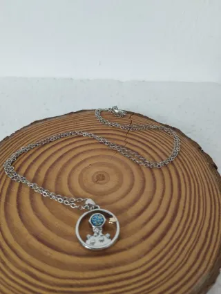 Colgante nuevo Astronauta Azul y Plateado