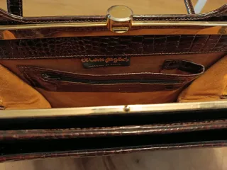 Bolso piel serpiente auténtica