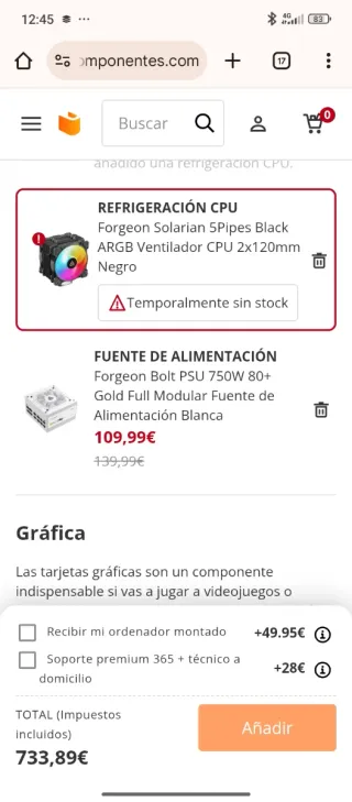 Pc torre profesional  CONPONENTES EN FOTOS