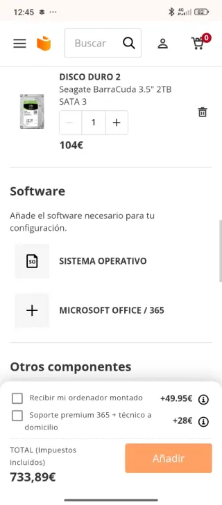 Pc torre profesional  CONPONENTES EN FOTOS