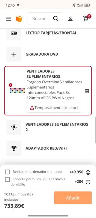 Pc torre profesional  CONPONENTES EN FOTOS