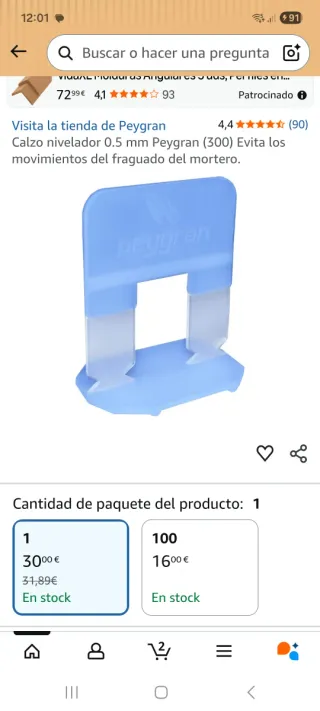 Calzos Nivelación Peygran Sistema Levelling 300uds