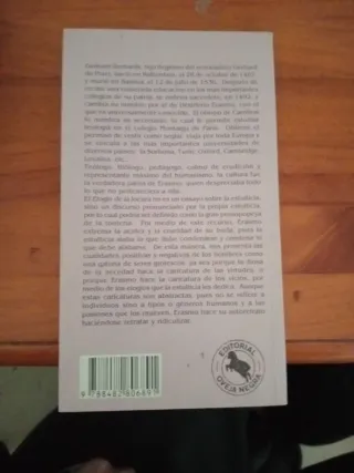 Elogio de la locura Erasmo de rotterdam