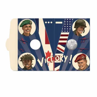 Francia 2025 moneda plata 10€ VE Day II GM