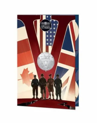 Francia 2025 moneda plata 10€ VE Day II GM