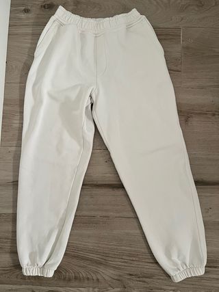 Pantalón Zara Blanco Talla S