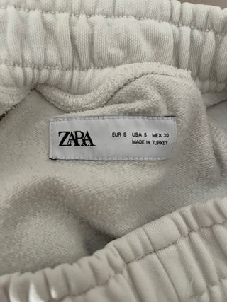 Pantalón Zara Blanco Talla S