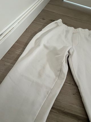 Pantalón Zara Blanco Talla S