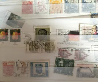 327 Sellos Europa: Dinamarca-Suecia-Eire-Andorra