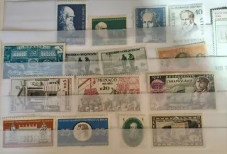 327 Sellos Europa: Dinamarca-Suecia-Eire-Andorra