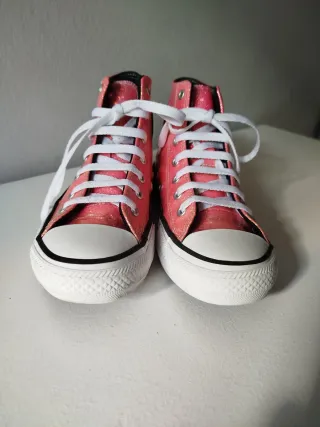 Zapatillas Converse All Star Glitter Rosas