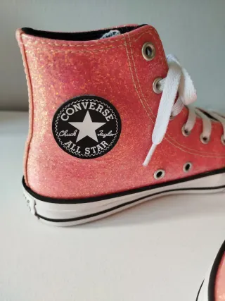 Zapatillas Converse All Star Glitter Rosas