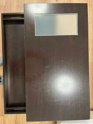 Mesa y 6 sillas comedor wengue con mesita regalo