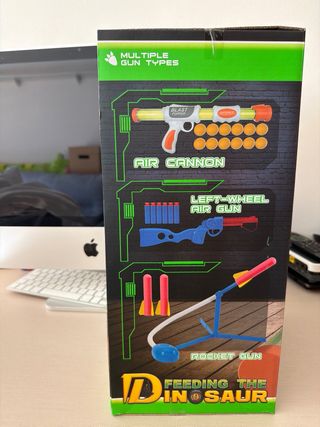 Pistola Lanza Pelotas Dinosaurio Feeding The Dinos