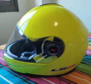 Casco LS2 Amarillo, talla L